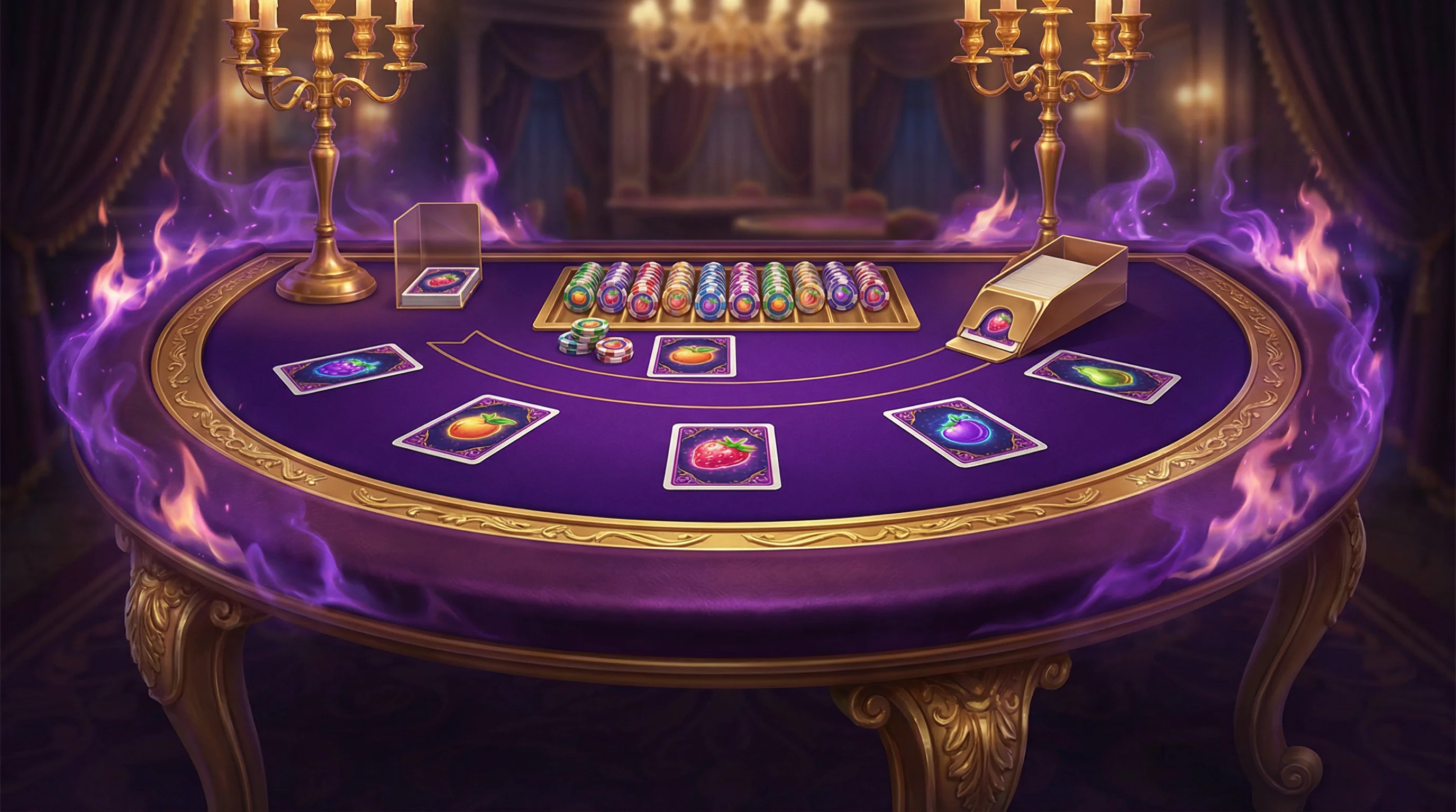 Blackjack 21 com Tema Místico - verabet