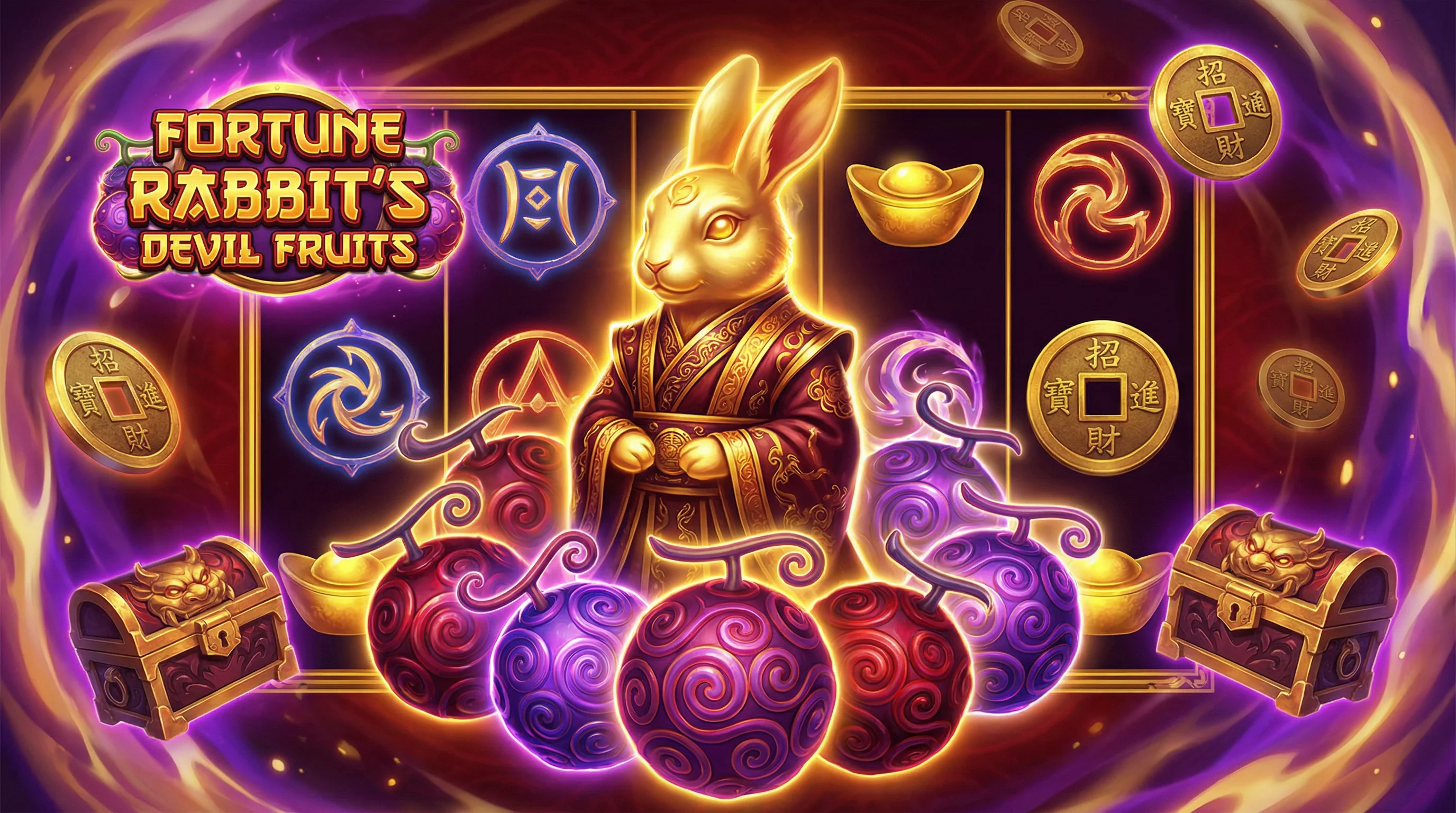 Fortune Rabbit - Coelho da Fortuna com Frutas Diabólicas