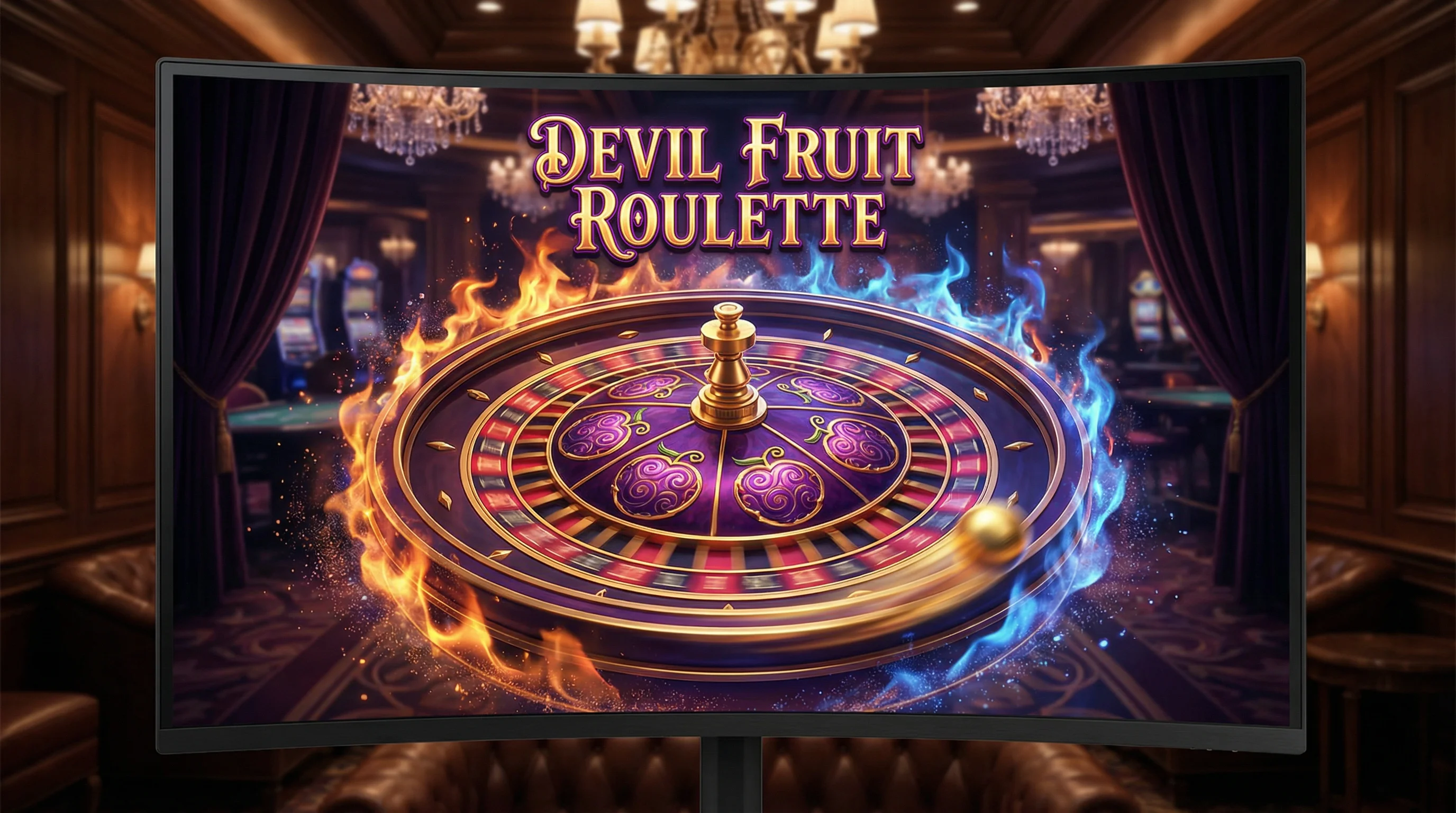 Roleta com Chamas Diabólicas - verabet